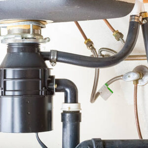 Garbage disposal hooked up to typical plumbing